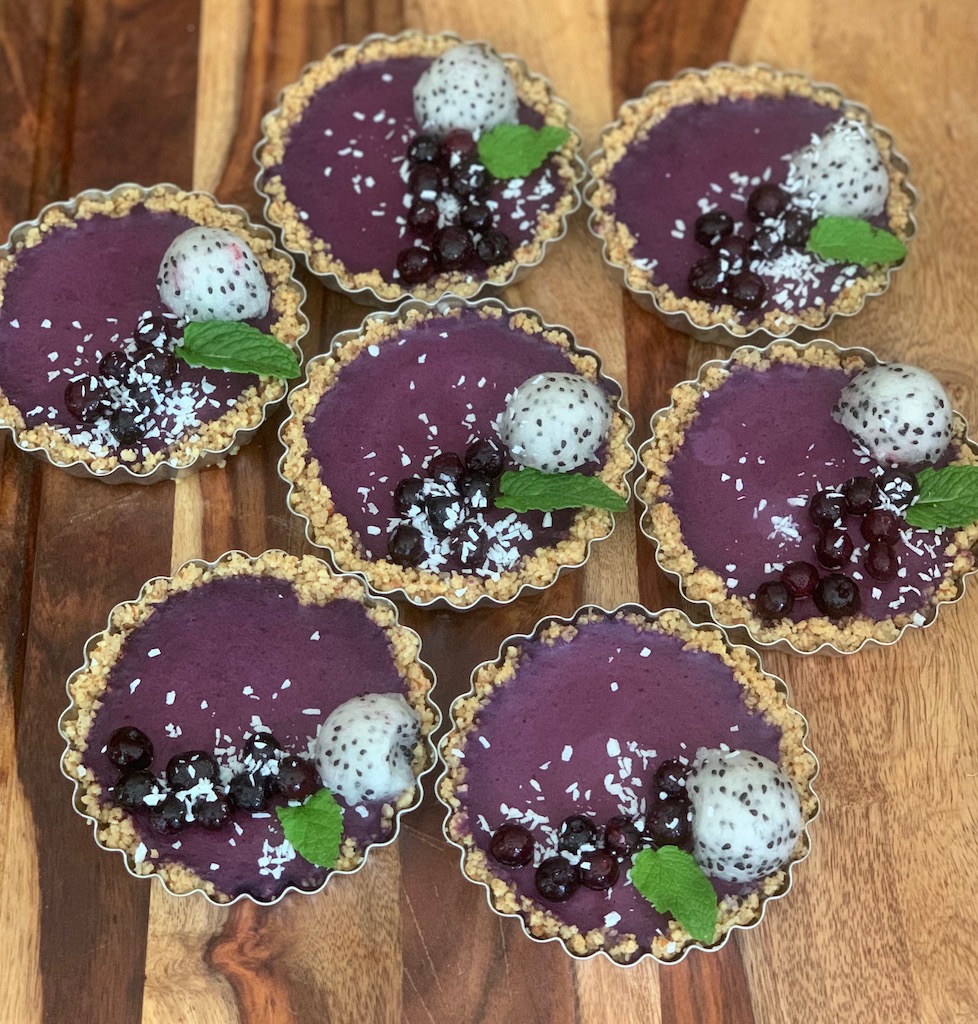 Flavourful Blueberry Lemon Tart