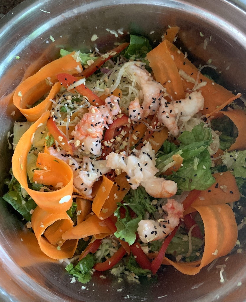 Thai inspired Shrimp Salad