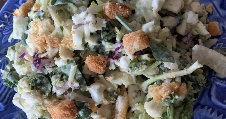 Famous Crunchy Dill Pickle Salad